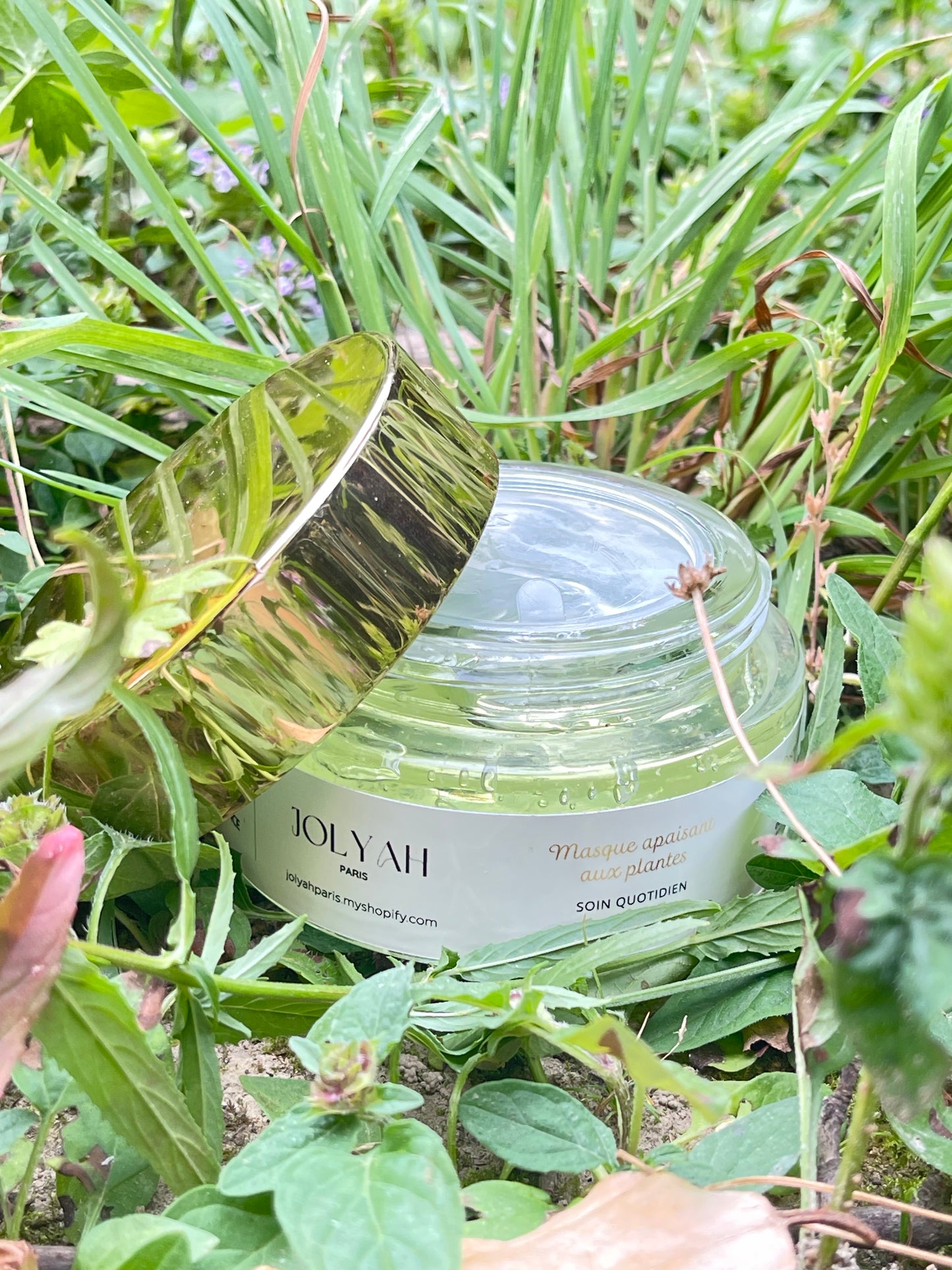 Masque apaisant aux plantes