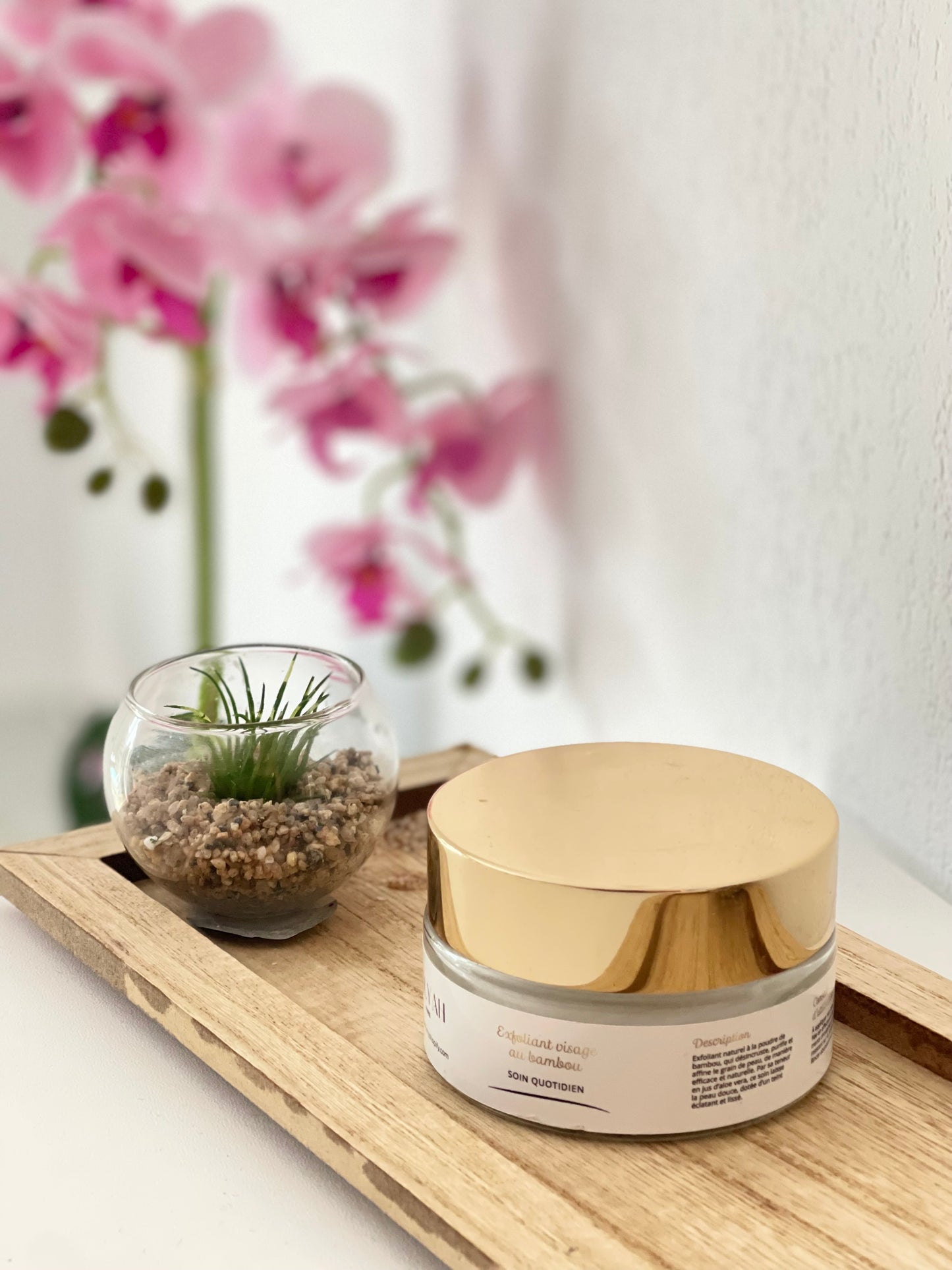 Exfoliant visage au bambou